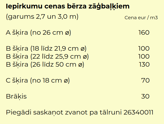 Birch wood processing